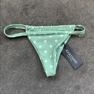 New Never worn Khassani polka dot bottoms